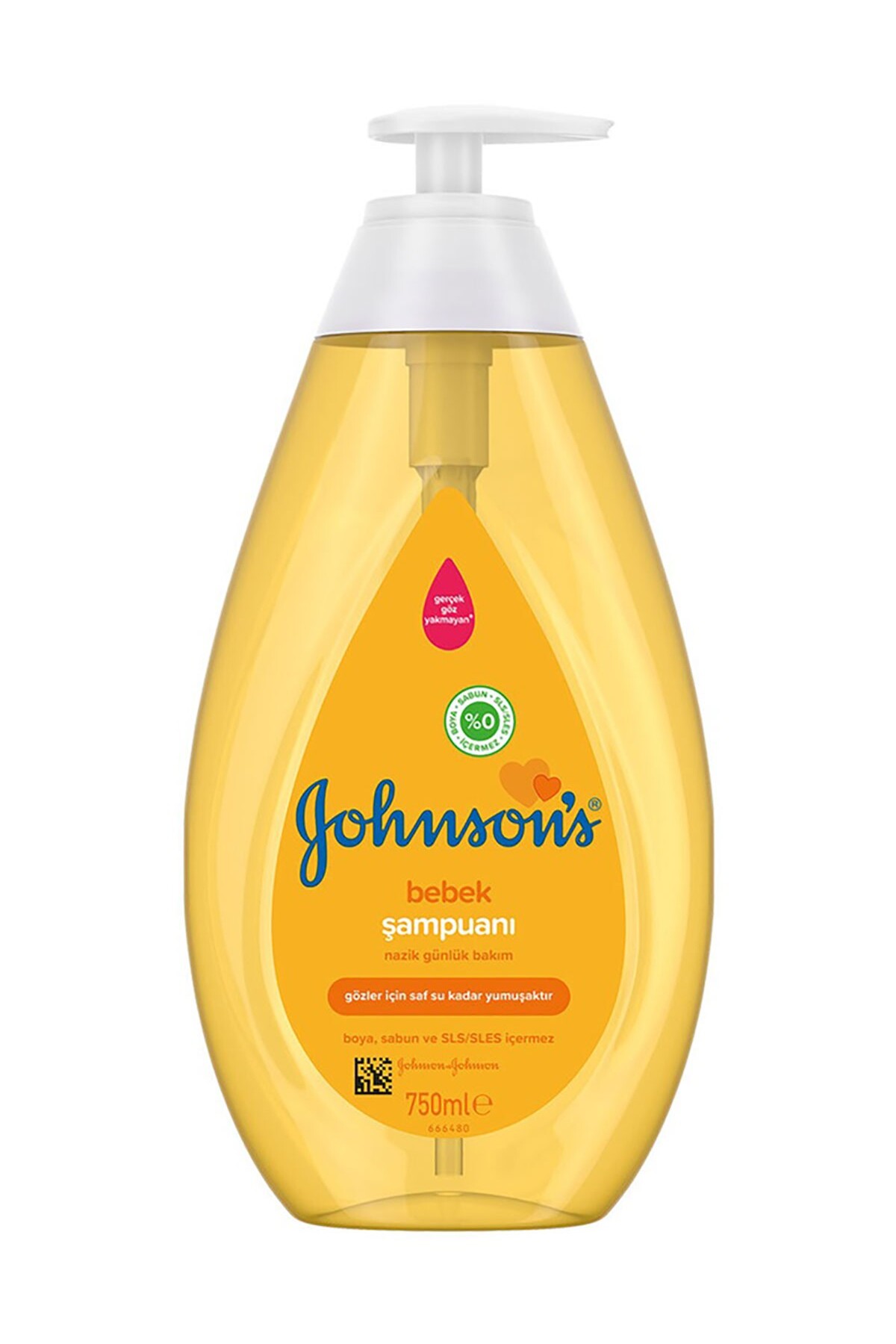 Johnson's Baby Saç Şampuanı & Klasik Göz Yakmayan Hassas Saçlar Ve Bebekler Için 750 ml