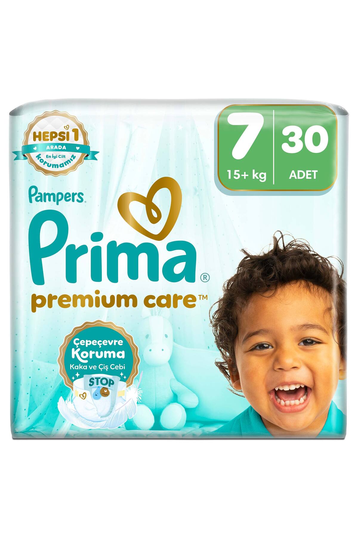 Prima Bebek Bezi Premium Care 7 Numara 30 Adet Ekonomik Paket