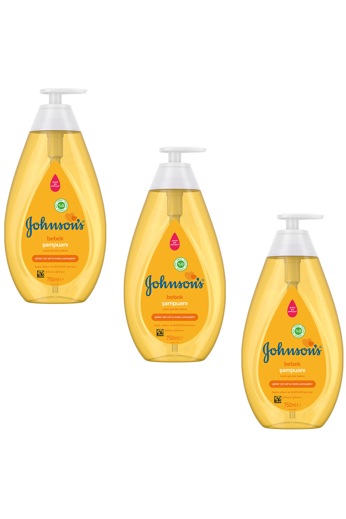 Johnson's Baby Johnsons Baby Bebek Şampuanı 750 ml 3 ADET