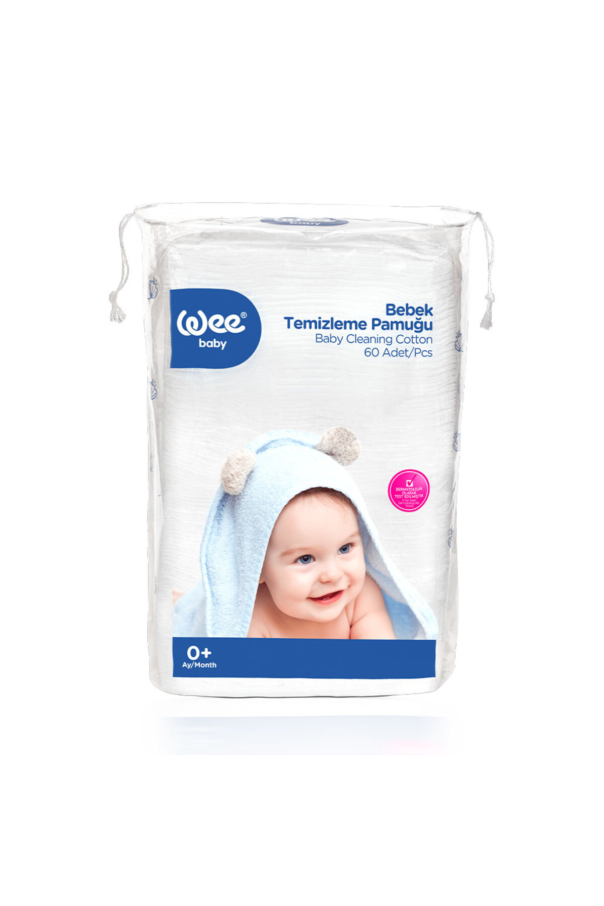 Wee Baby 60'lı Bebek Temizleme Pamuğu