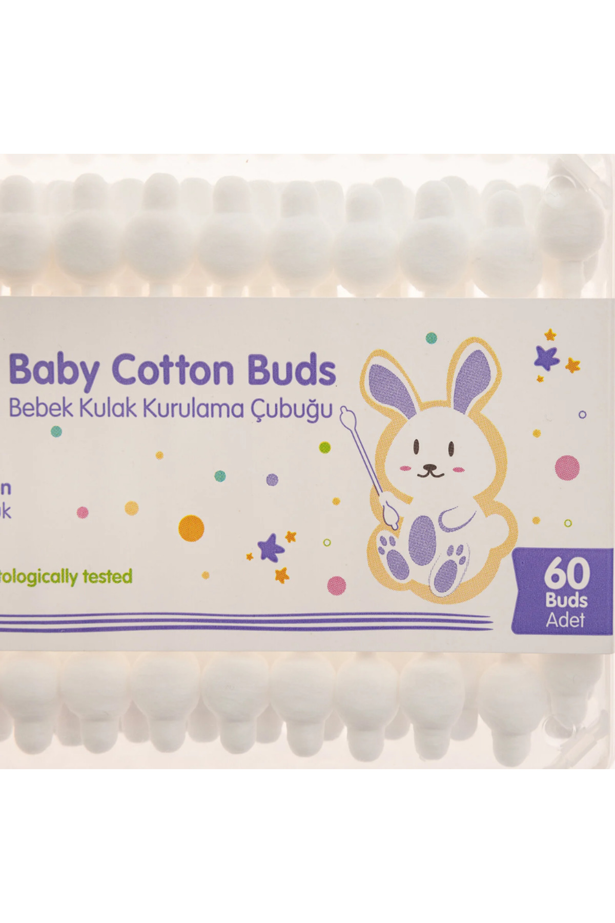 Baby Me Bebek Kulak Kurulama Çubuğu 60 Adet - Görsel 3