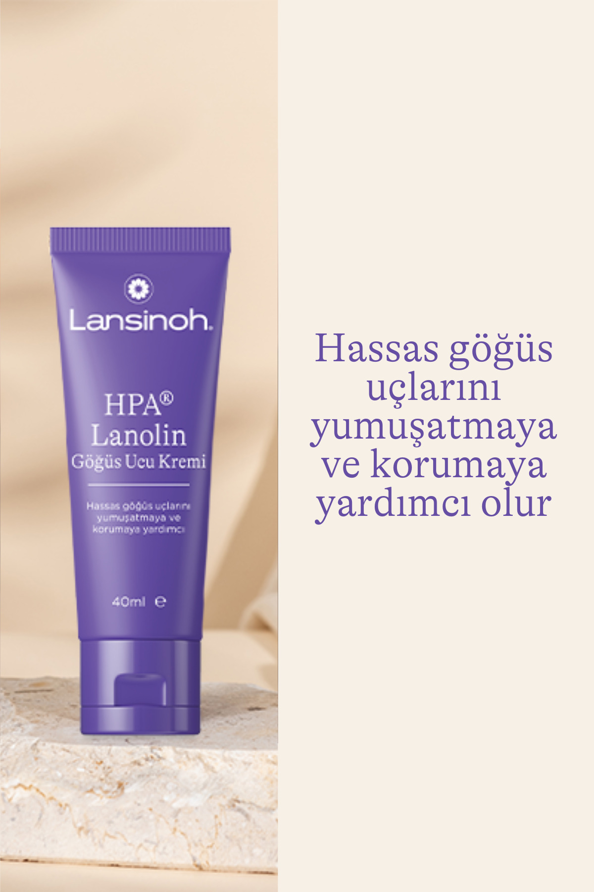LANSINOH HPA Lanolin Göğüs Ucu Kremi Avantaj Paketi (40 ml + 10ml) - Görsel 3