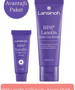 LANSINOH HPA Lanolin Göğüs Ucu Kremi Avantaj Paketi (40 ml + 10ml)