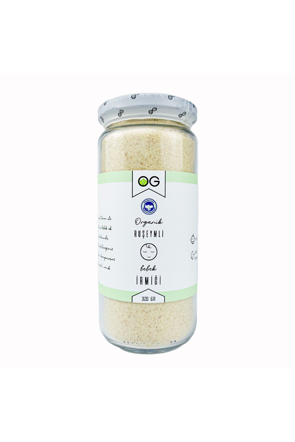 OG natural Organik Ruşeymli Bebek Irmiği 320 Gr
