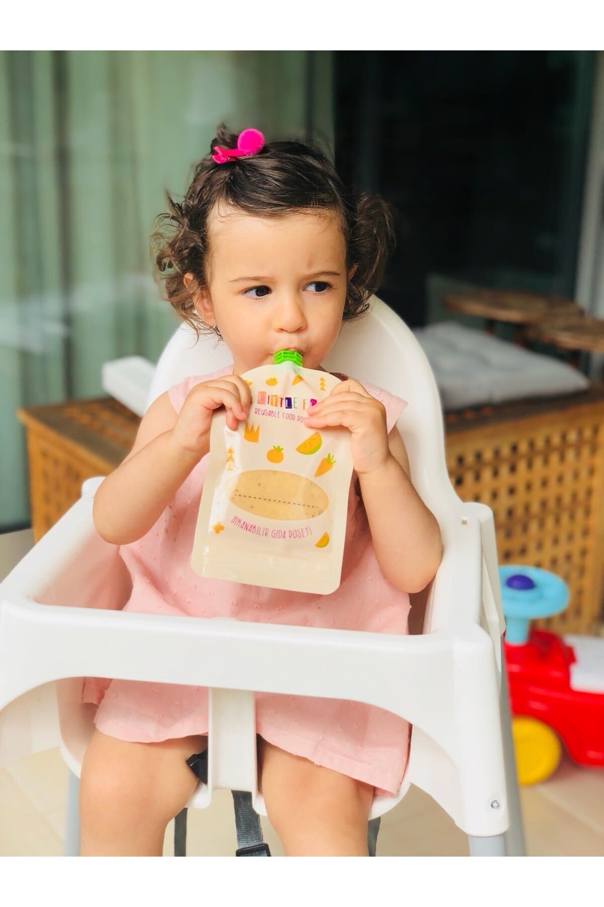 One Little Foodie Yıkanabilir Gıda Poşeti 150 ml 5'li Set - Görsel 3
