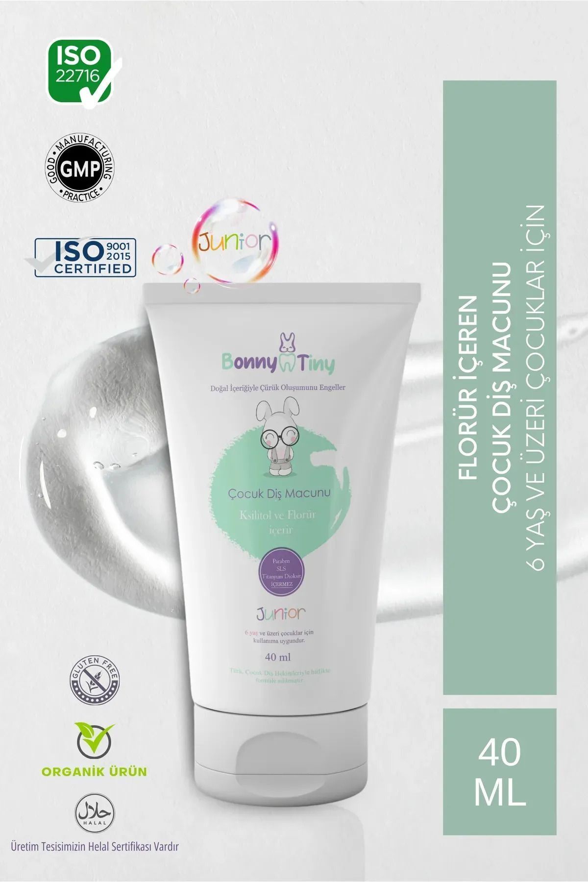 Bonny Tiny Çocuk Diş Macunu Junior – 6 Yaş ve Üzeri