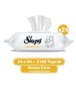 Sleepy Extra Islak Bebek Havlusu 24x90 (2160 Yaprak)