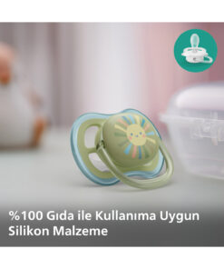 Philips Avent Ultra Air Emzik 0-6 Ay, 2'li Paket, Erkek, SCF085/58 - Görsel 3