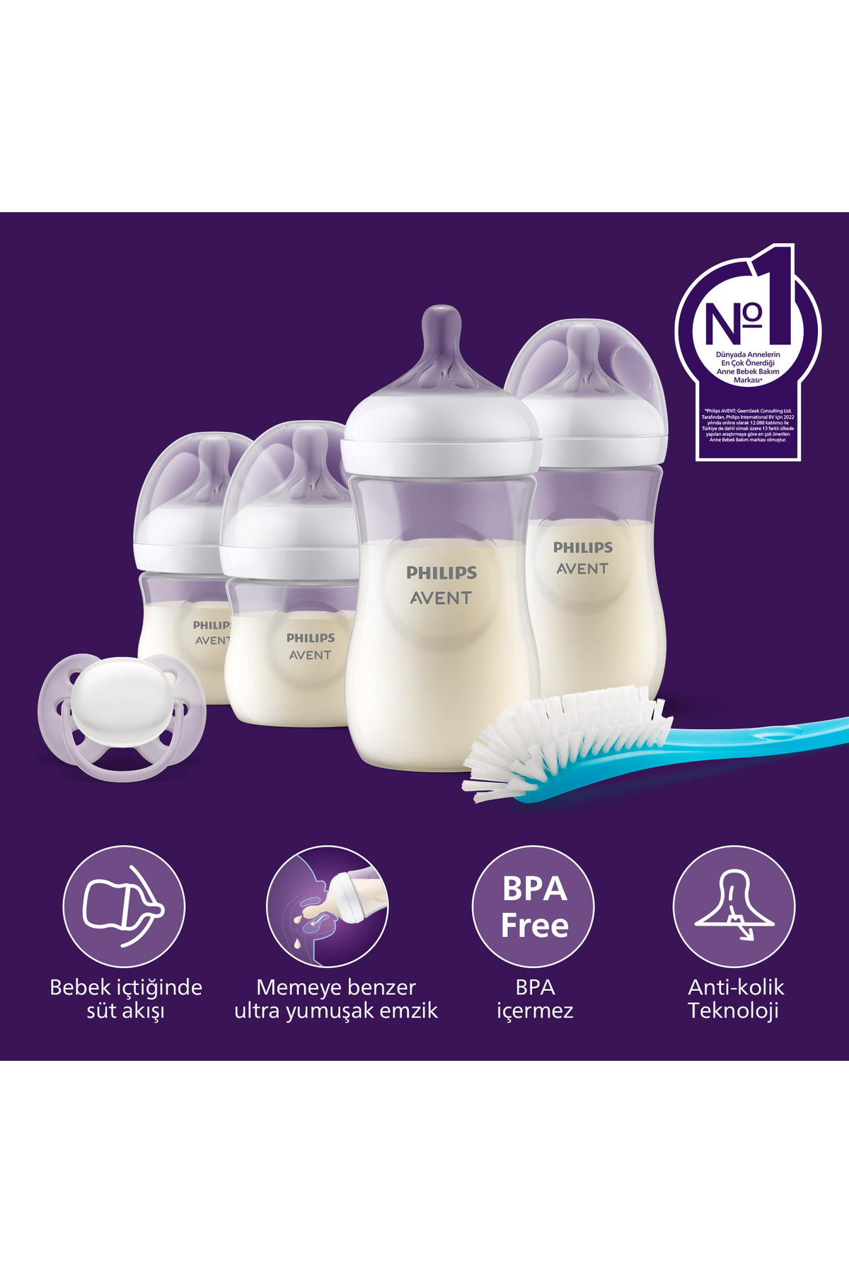 Philips Avent Doğal Tepkili Yenidoğan Hediye Seti, SCD838/11