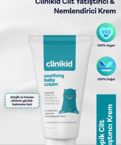 Clinikid Atopik Cilt Yatıştırıcı & Nemlendirici Kremi
