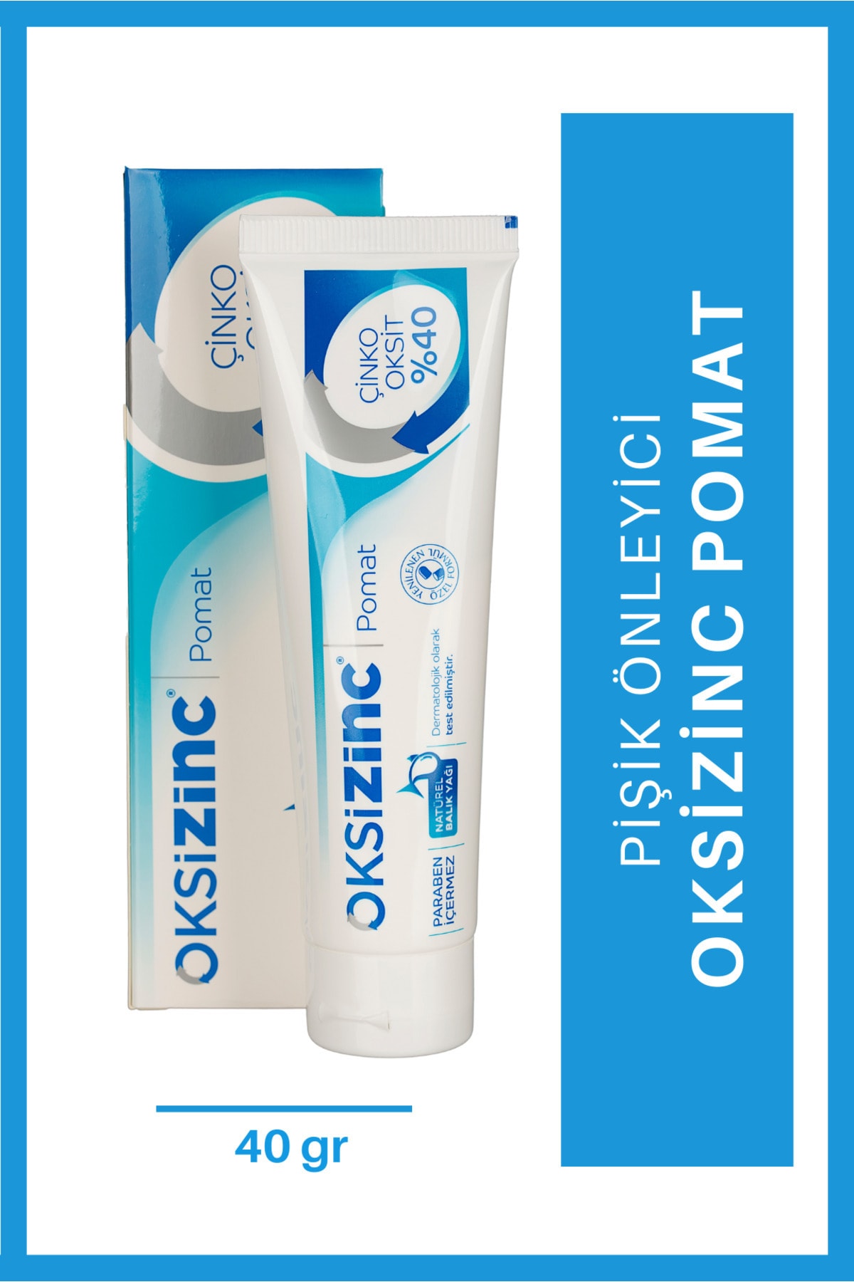 Oksizinc Pomat Cinko Asit 40 gr