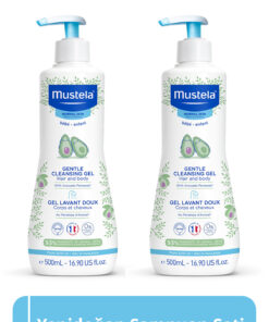 Mustela Saç & Vücut Şampuan 500 ml | 2 Adet Set