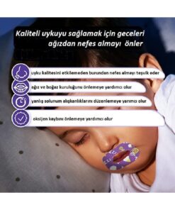 Sleep strips Ağız Kapama Bandı Çocuk Boy 10'lu Kutu 3-8 Yaş Arası