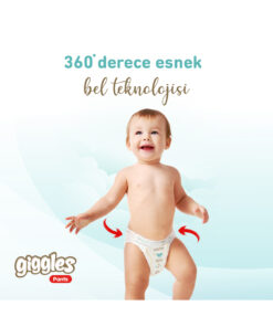 giggles Pants Külotlu Bebek Bezi 5 Numara Junior 24 Adet - Görsel 3