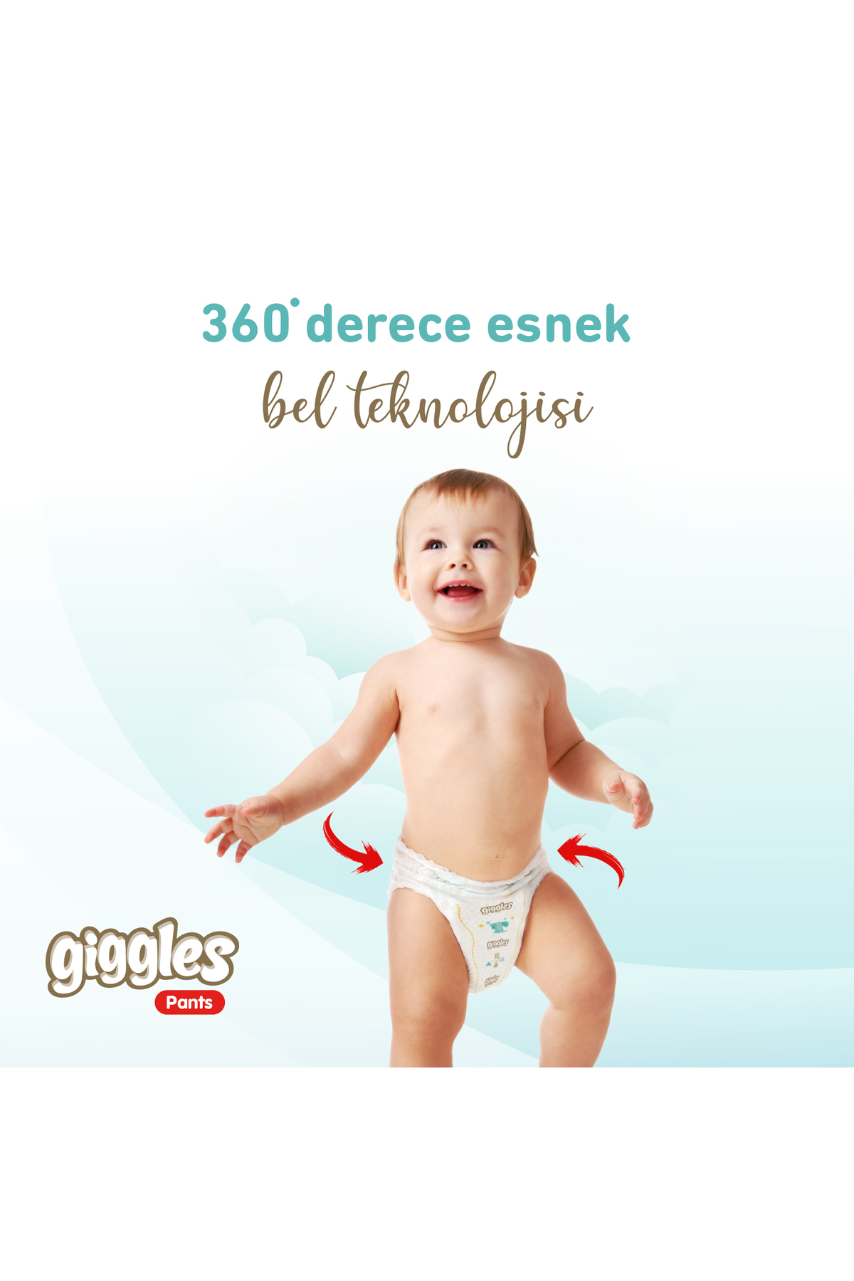 giggles Pants Külotlu Bebek Bezi 5 Numara Junior 24 Adet - Görsel 3
