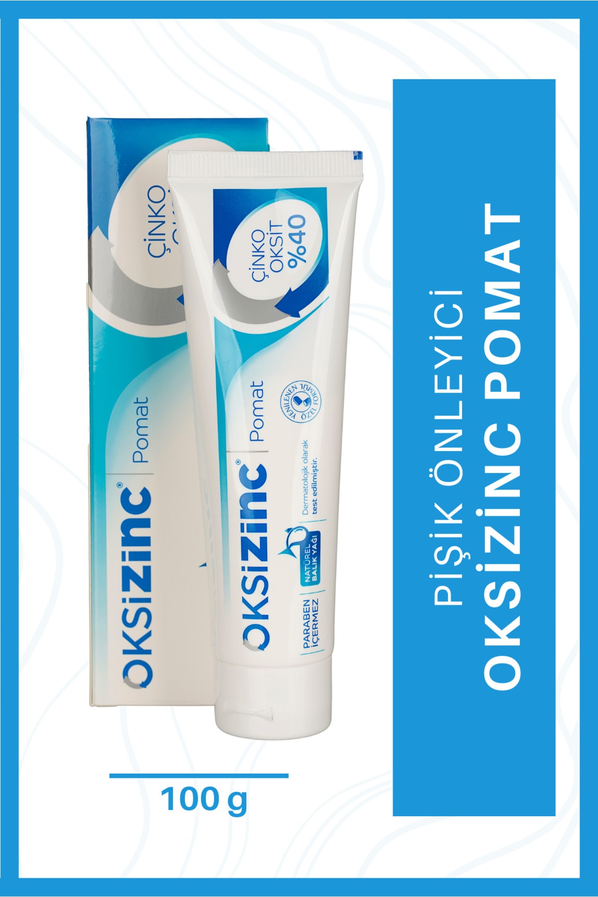 Oksizinc Pişik Kremi 100gram Çinko Oksit