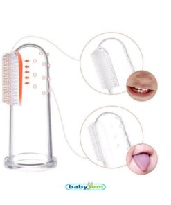Babyjem Silikon Bebek Parmak Diş Fırçası - Görsel 3