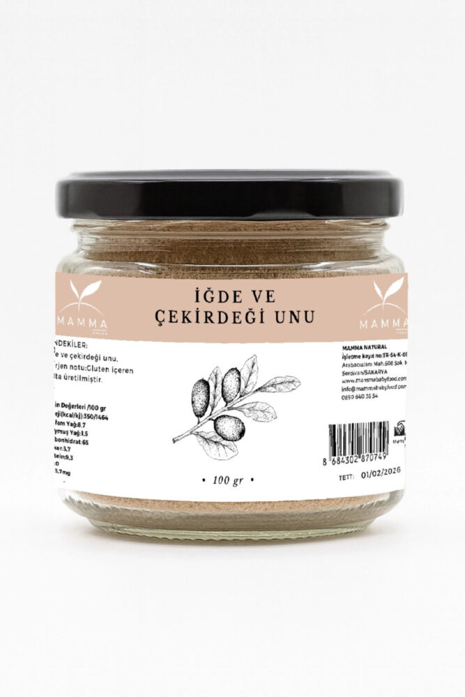 Mamma Emada İğde ve İğde Çekirdeği Unu 100 gr - Görsel 2
