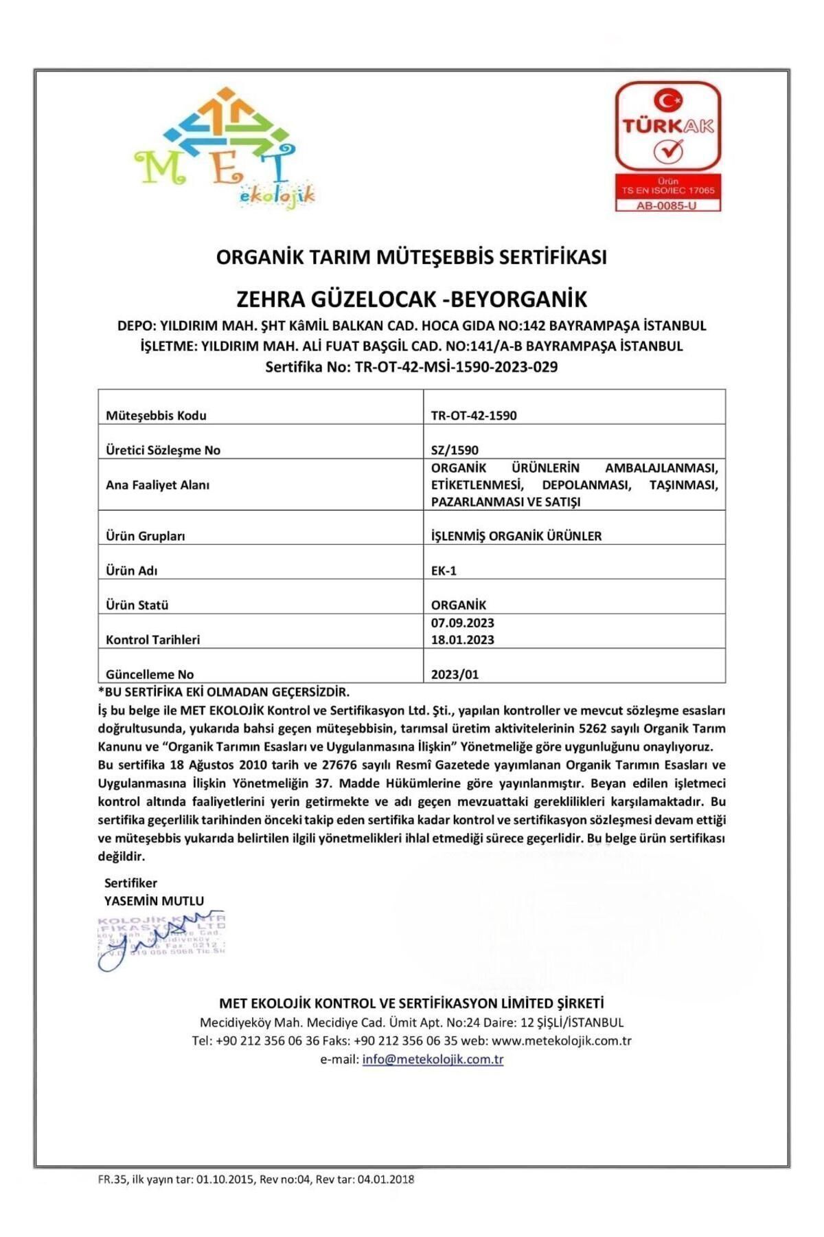 BEYORGANİK Organik Bebek Tarhanası & Bebek Irmiği Tanışma Paketi 2'li (ORGANİK SERTİFİKALI) 6 Ay 80gr - Görsel 3