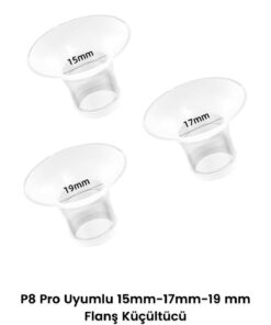 Bebebao Silikon Başlık Flanş Küçültücü 15-17-19 mm (P8 Pro Uyumlu)
