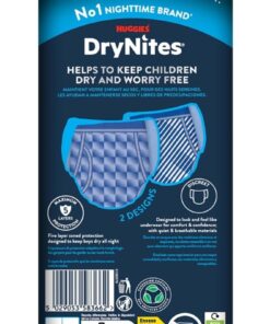 DryNites Emici Gece Külodu/Külot Bez Erkek 13+ Yaş (48-60KG) X Large 54 Adet (6PK*9) - Görsel 3