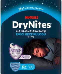 Alternative view of DryNites Emici Gece Külodu/Külot Bez Erkek 13+ Yaş (48-60KG) X Large 54 Adet (6PK*9)