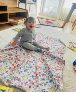 yorni 145x100cm Family, Sıvı Geçirmez, Makinada Yıkanabilir, Beslenme Ve Etkinlik Örtüsü Çok Amaçlı Örtü - Görsel 3