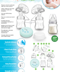 Kiwi Kbaby 60 Elektrikli Çiftli Otomatik Göğüs Pompası