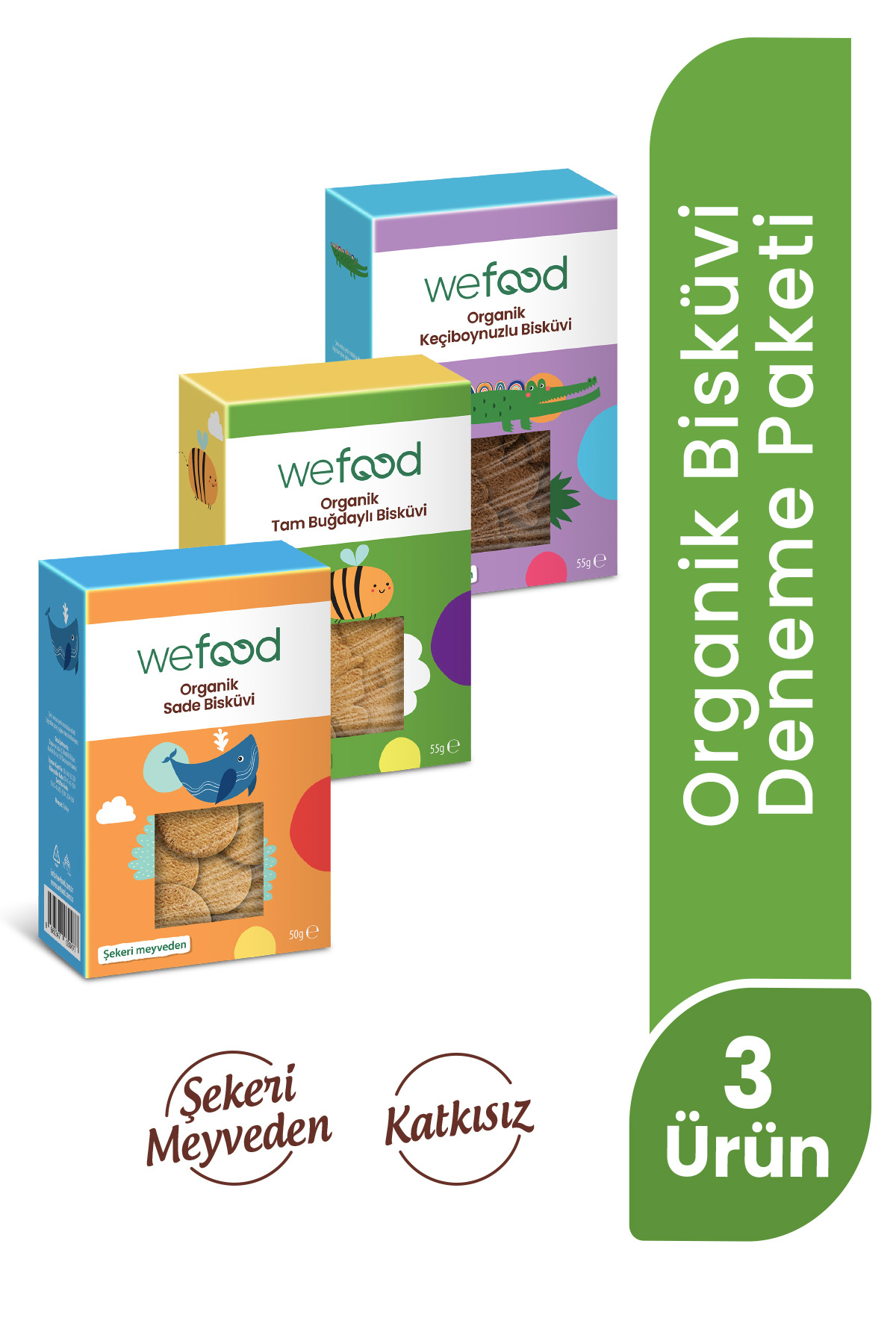Wefood Kids Bisküvi Deneme Paketi