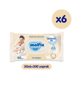 Molfix İzotonik Sulu Islak Mendil Yenidoğan 300 Adet