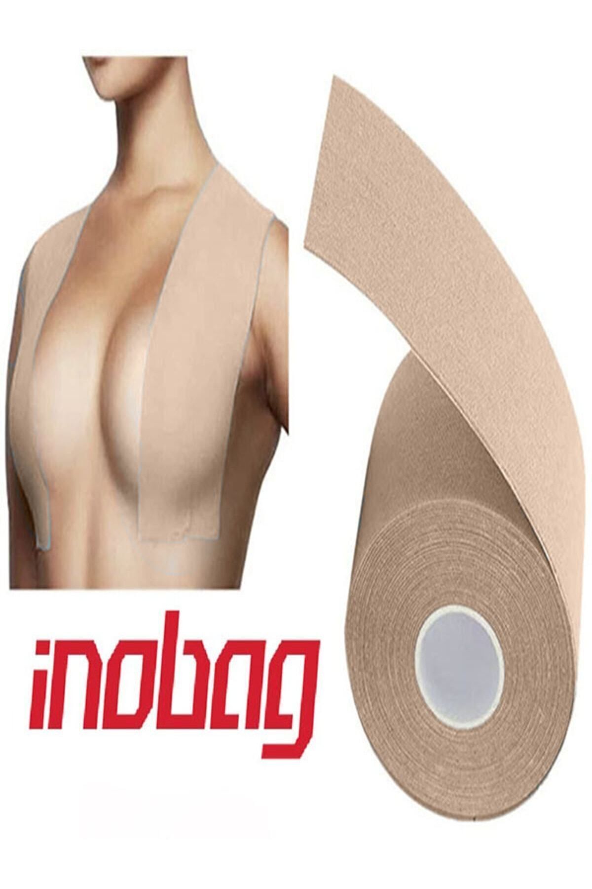inobag Göğüs (meme) Bandı, Meme Dikleştirici Bant, Meme Kaldırıcı Fizyosun Ten Rengi
