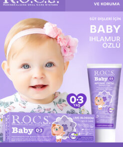 R.O.C.S. Rocs Baby 0-3 Yaş Arası Yutulabilir Diş Macunu Ihlamur Özlü 35 ml