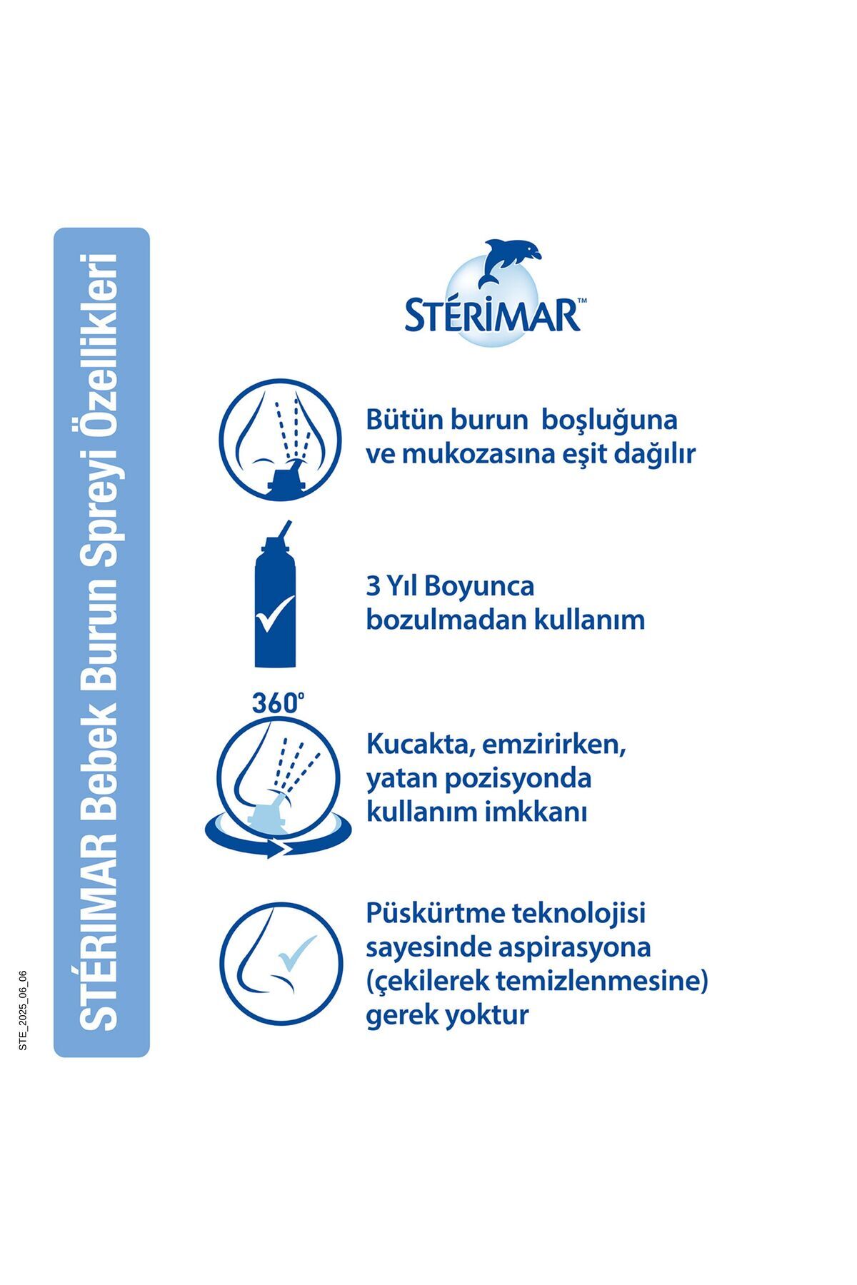 Sterimar Baby Deniz Suyu Burun Spreyi 50 ml - Görsel 3