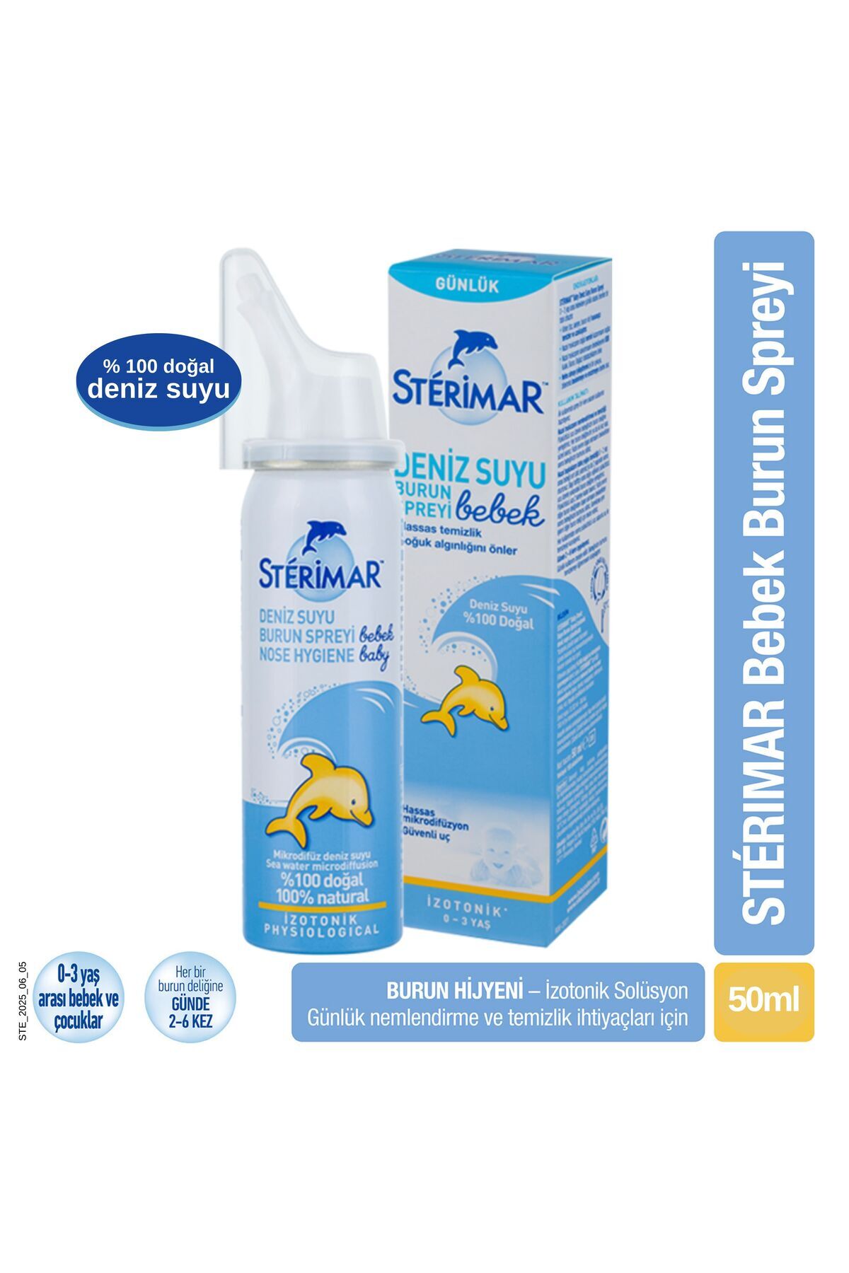 Sterimar Baby Deniz Suyu Burun Spreyi 50 ml
