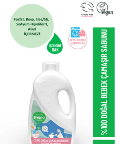 Siveno 0 Doğal Bebek Çamaşır Sabunu Kendinden Yumuşatıcılı Bitkisel Deterjan Vegan 1000 ml