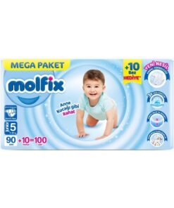 Molfix Bebek Bezi Beden:5 (11-18KG) Junior 100 Adet Mega Pk