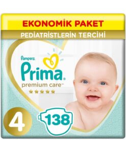 Prima Premium Care 4 Beden Ekonomik Paket 9-14 Kg (3*46) 138 Adet
