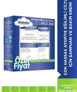Biobaby Kuru Ve Atopik Ciltler Için Şampuan 300 Ml + Krem 100 ml Çok Kuru Ciltler Avantajlı Paket