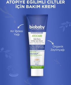 Biobaby Kuru Ve Atopik Ciltler Için Şampuan 300 Ml + Krem 100 ml Çok Kuru Ciltler Avantajlı Paket - Görsel 3