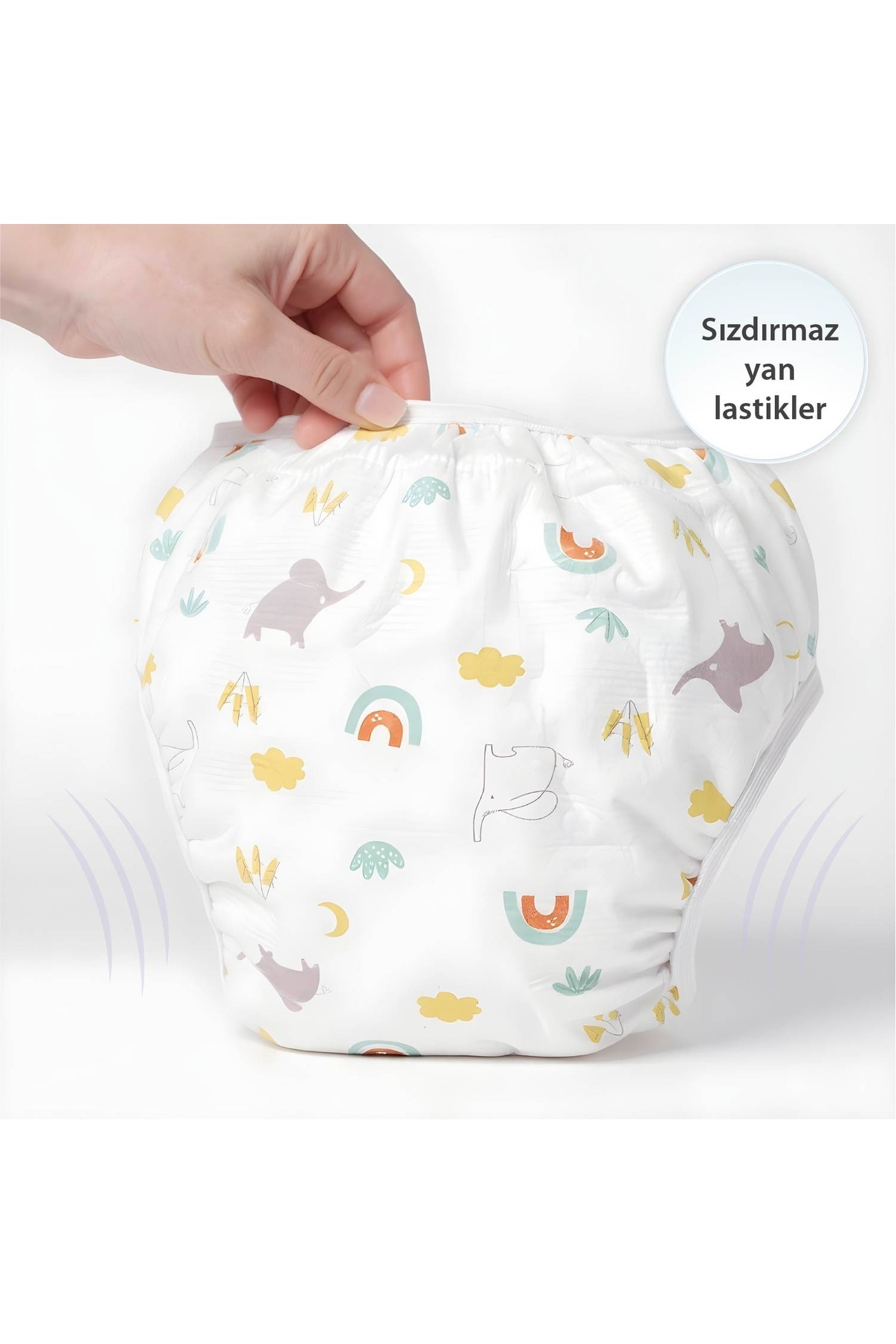 Mommyslab Yıkanabilir Sızdırmaz Sevi Pamuk Pedli Alıştırma Külodu (4 Adet) - Görsel 3