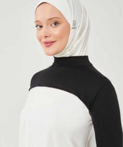 Alternative view of Melodi Scarf Kadın Tesettür Bolero Beyaz