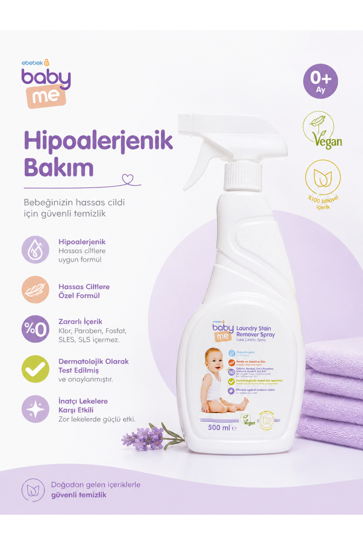 Baby Me Leke Çıkarıcı 500 ml - Görsel 3