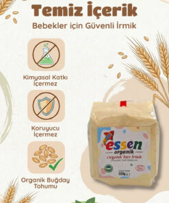 Essen Organik Organik Ince Irmik 500 gr