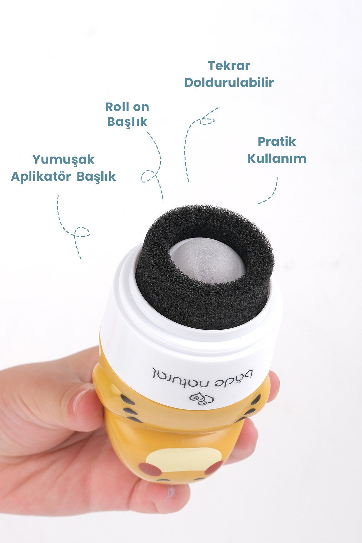 Bade Natural Çocuk Güneş Koruyucu Losyon 50+ SPF 0 Doğal Refill Paket + Dinozor Figürlü Aplikatör Set - Görsel 3