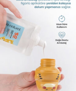 Alternative view of Bade Natural Çocuk Güneş Koruyucu Losyon 50+ SPF 0 Doğal Refill Paket + Dinozor Figürlü Aplikatör Set