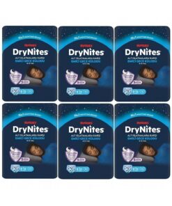 Huggies DRYNİTES EMİCİ GECE KÜLOT BEZ ERKEK 8-13 YAŞ 9 LU 6 PAKET