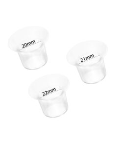 Bebebao Göğüs Pompası Kalkanı Silikon Flanş Küçültücü 20-21-22 Mm 3'lü Set (P1 -EKPRESS MODEL UYUMLU)