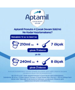 Aptamil 4 Prebiyotik Çocuk Devam Sütü 800 X 2 Adet 1600 Gr - Görsel 3
