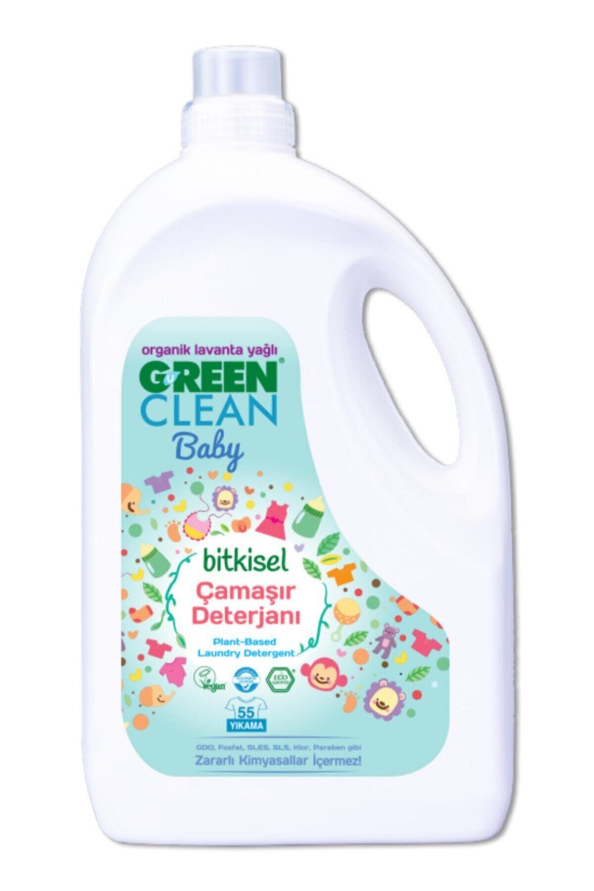 Green Clean Organik Lavanta Yağlı Baby Bitkisel Sıvı Çamaşır Deterjanı 2,75l