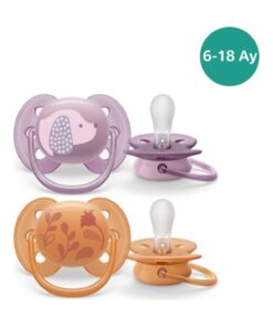 Philips Avent Ultra Soft Emzik 6-18 Ay, 2'li Kız, SCF091/18